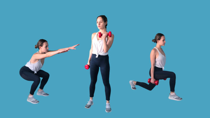 Упражнения для женщин: фото.