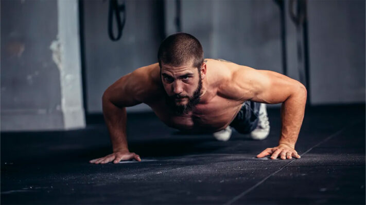 Отжимания от пола: фото.