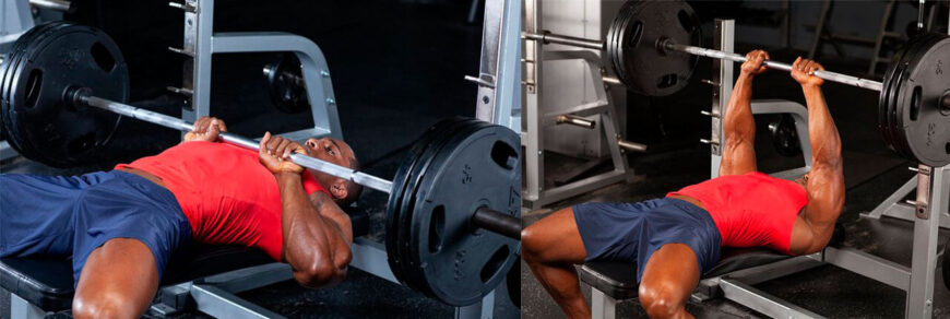 Жим узким хватом: фото.