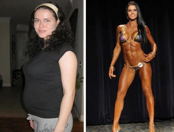 фото девушек до и после сушки тела