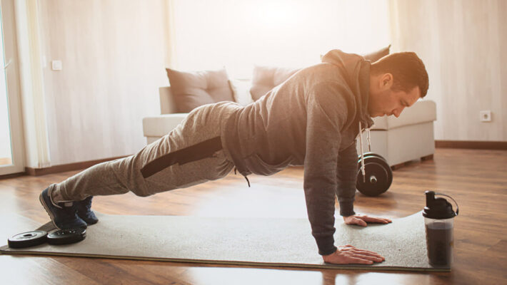 Как набрать массу в домашних условиях: постер.