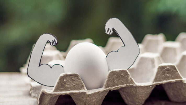 Яичный протеин: постер.