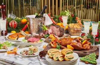 Как не набрать вес в праздники: постер.