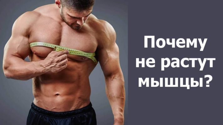 Почему не растут мышцы: фото.