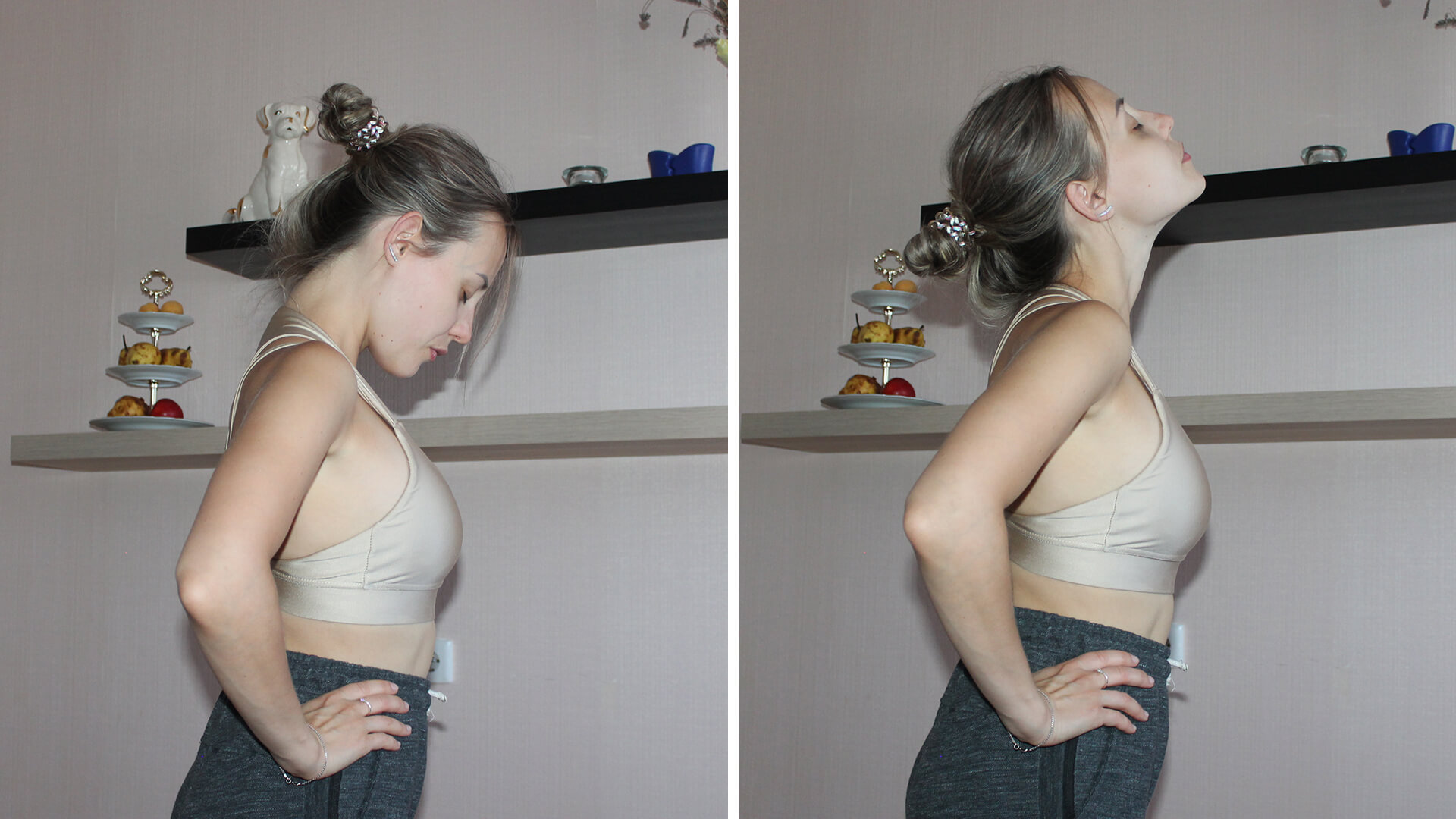Bends and circular movements of the neck: exercise photo
