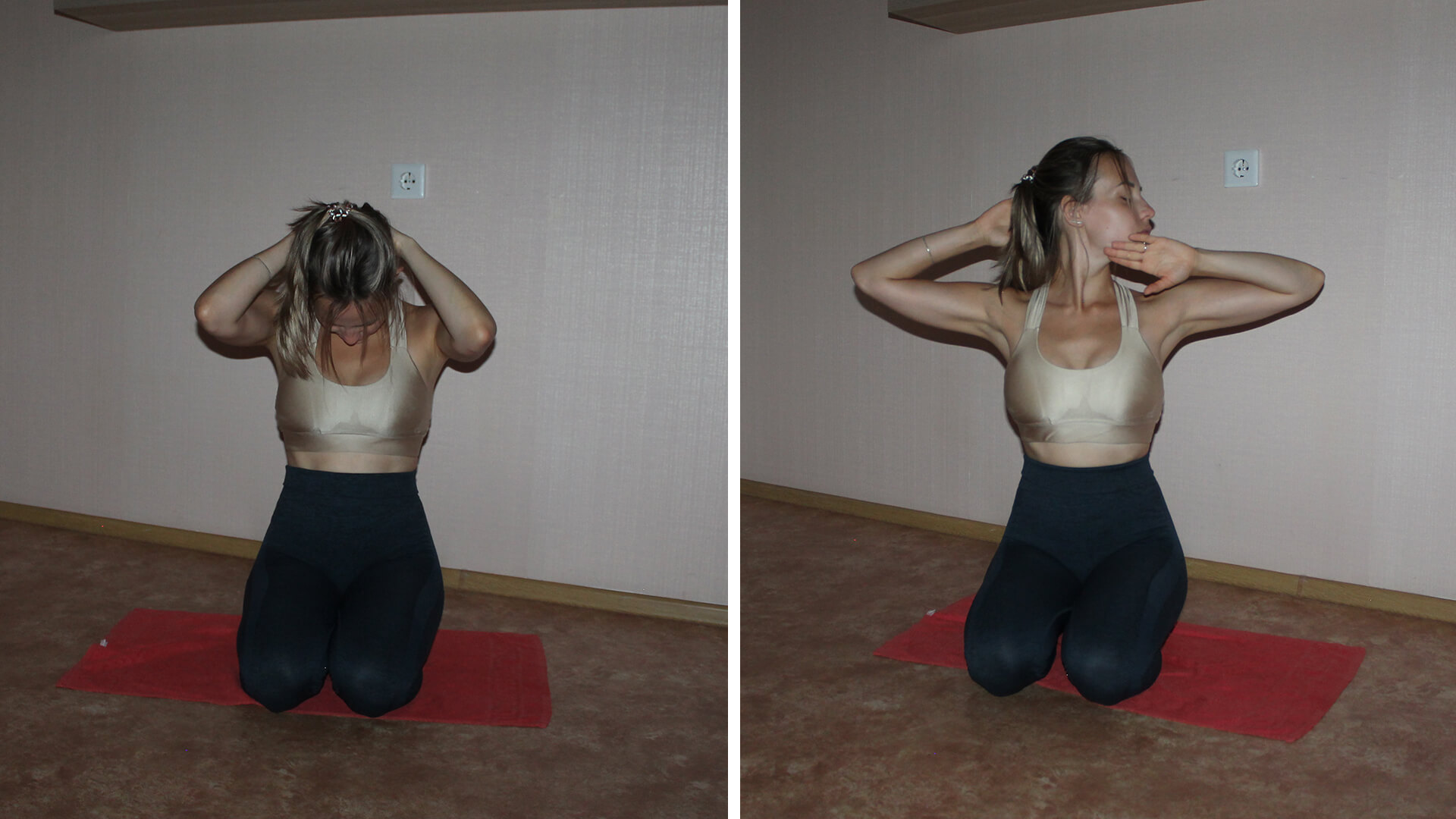 Stretching the sternocleidomastoid muscle: exercise photo.