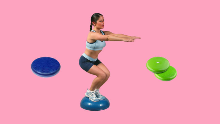 Балансировочная подушка: фото.