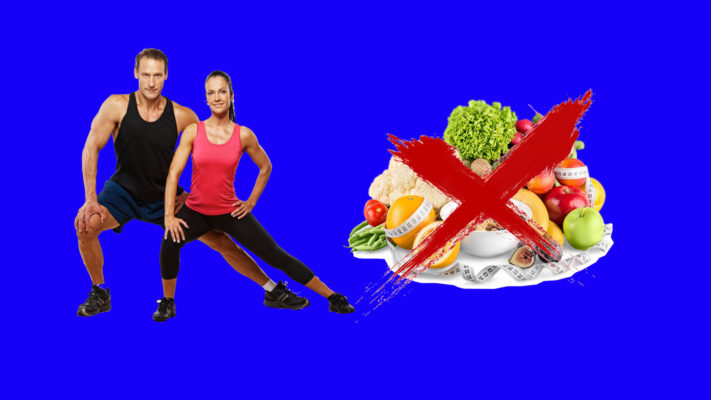 Что будет, если тренироваться и не добирать калорий: фото.