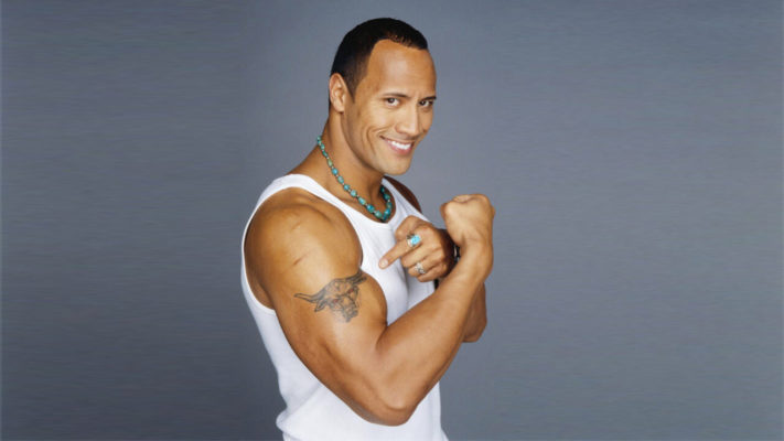 Бицепс Дуэйна Джонсона: фото.