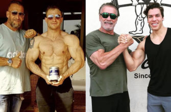 Дети бодибилдеров: фото.