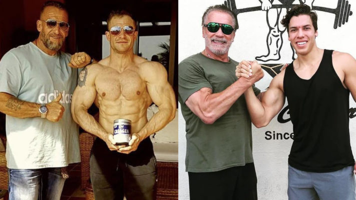 Дети бодибилдеров: фото.