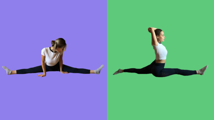 Шпагат без боли: фото.