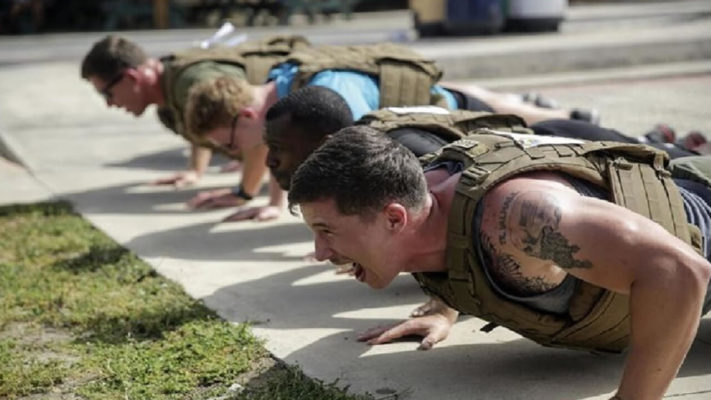 Сколько отжимается спецназ: фото.