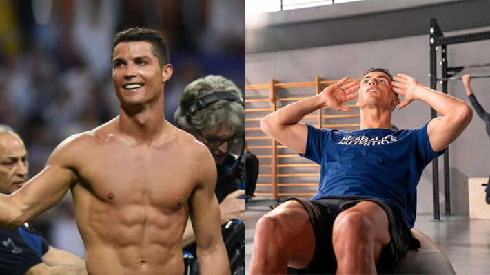 Тренировка Роналду: фото.