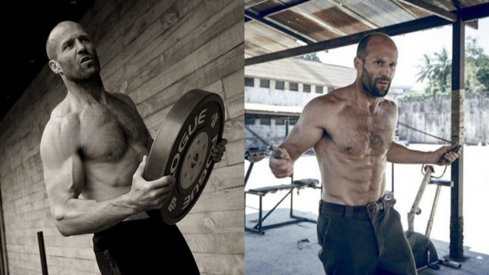 Объем бицепса Джейсона Стэтхэма.