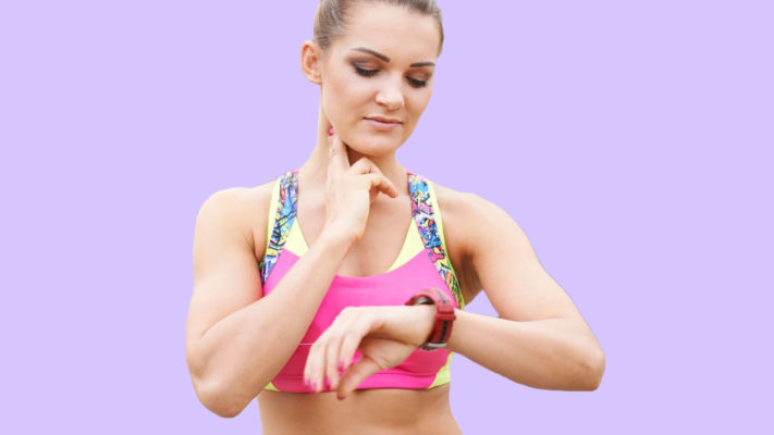 ЧСС во время тренировки: фото.