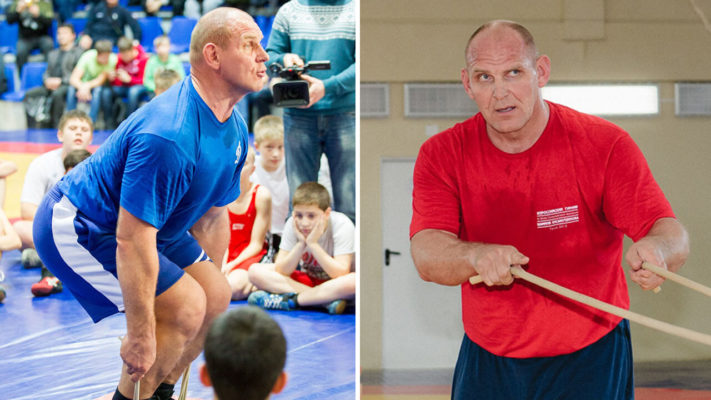 Силовые показатели Александра Карелина: фото.