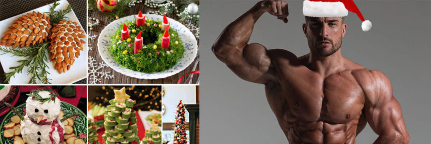 Стол на новый год при наборе массы: фото.