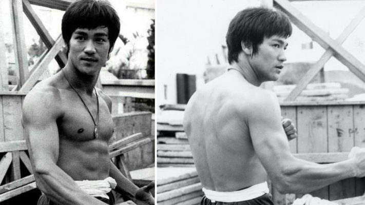 Объем бицепса Брюса Ли: фото.