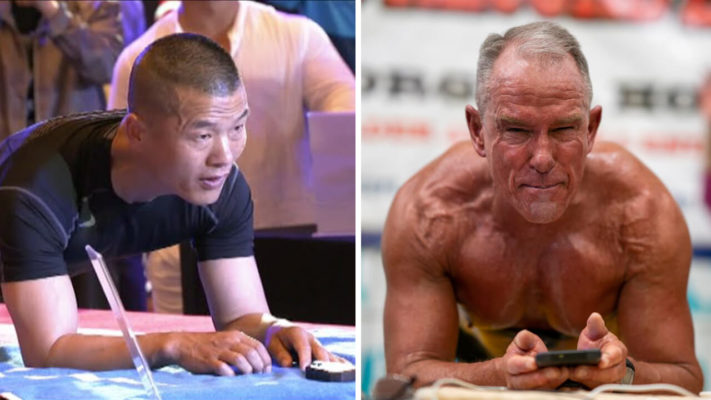 Мировой рекорд по стоянию в планке: фото.