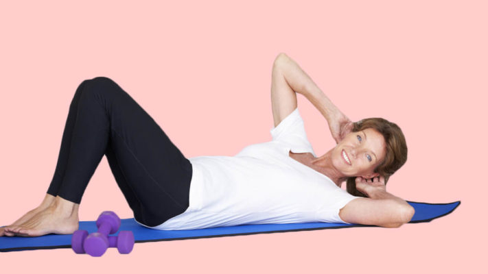 Зарядка для похудения после 50: фото.