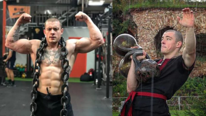 Бицепс Виктора Блуда: фото.