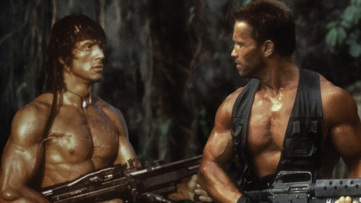 Арнольд и Сталоне: фото.