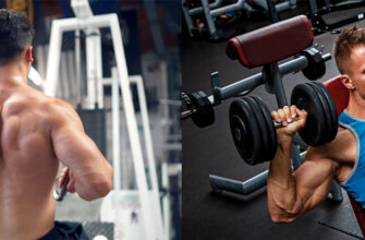 Сплит-тренировка спина-плечи: фото.