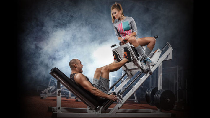 Упражнения для силы ног: фото.