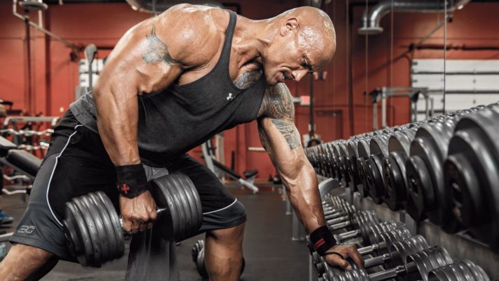 Программа тренировок Дуэйна «Скалы» Джонсона: фото.