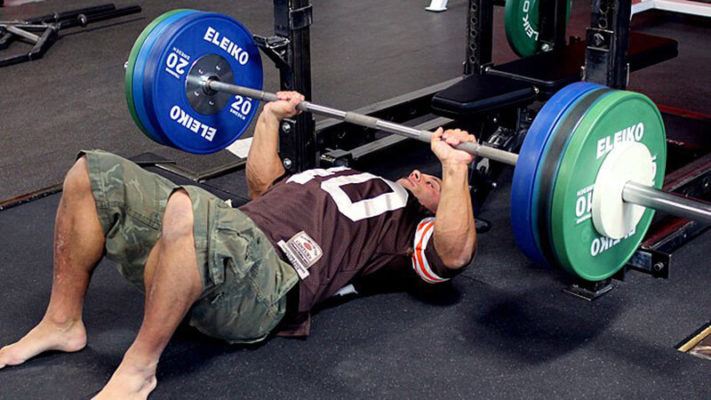 Жим с полу: фото.