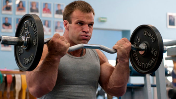 Рекорд подъема на бицепс: фото.