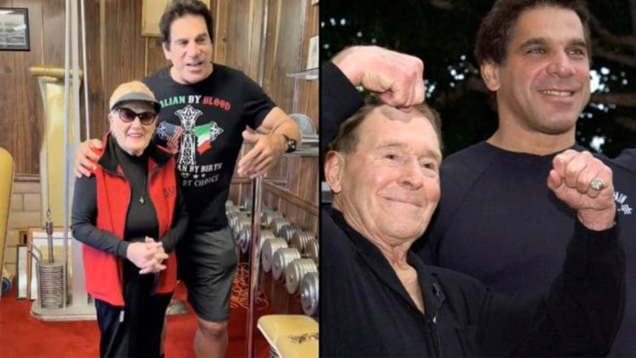 Лу Ферриньо посетил домашний спортзал покойного Джека Лалэйна: фото.