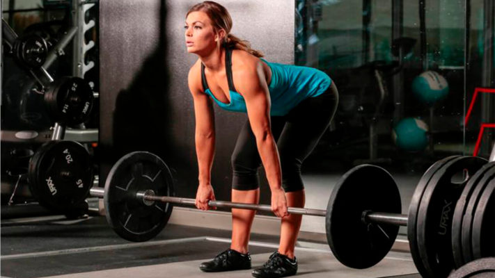 Румынская тяга: фото.