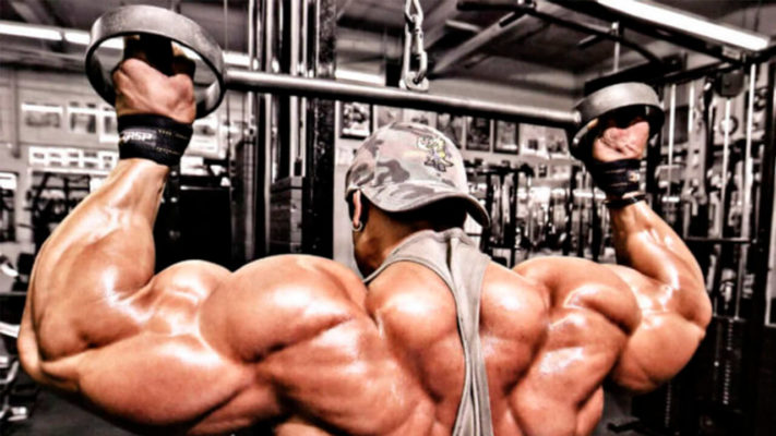 Тяга верхнего блока: фото.