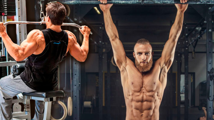 Подтягивания или тяга верхнего блока: фото.