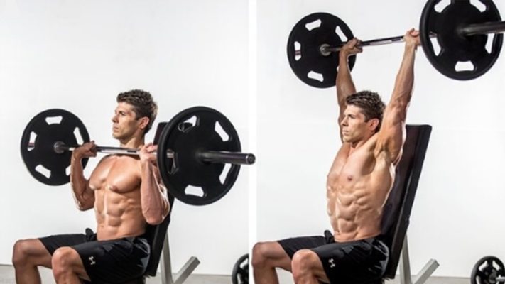 Армейский жим сидя: