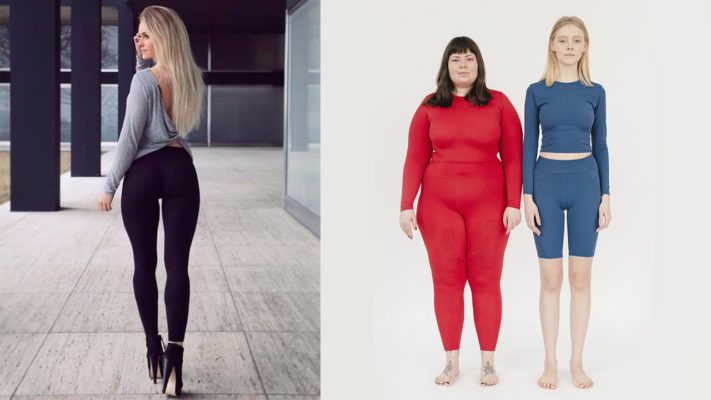 Просвет между бедрами: фото.