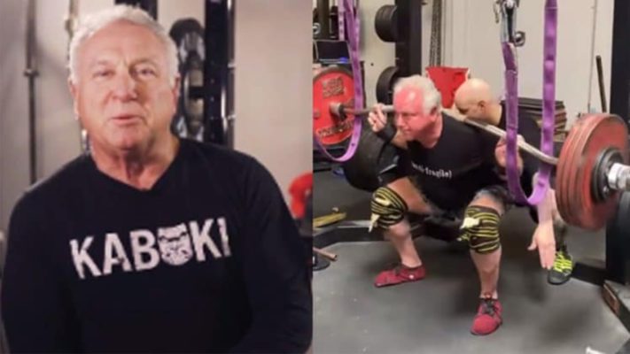 73-летний пауэрлифтер: фото.