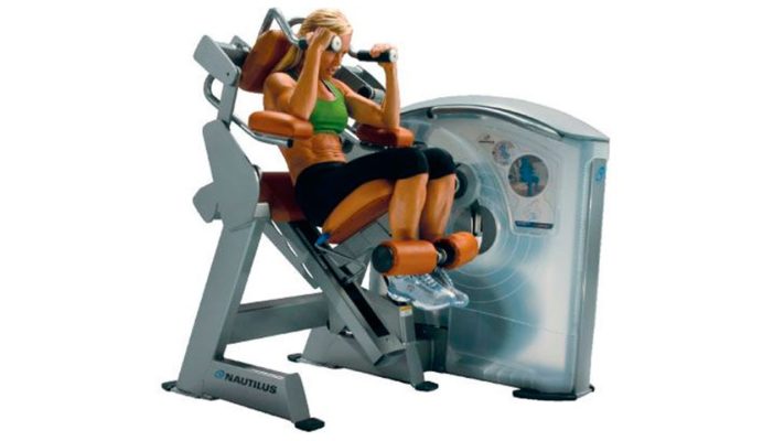 Скручивания в тренажере: фото.