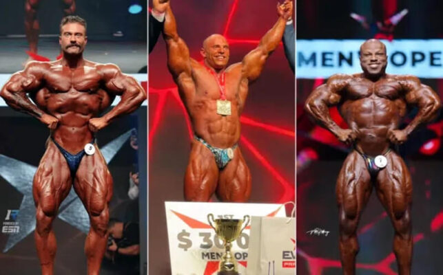 Прага Про 2024: на фото топ 3 бодибилдера.
