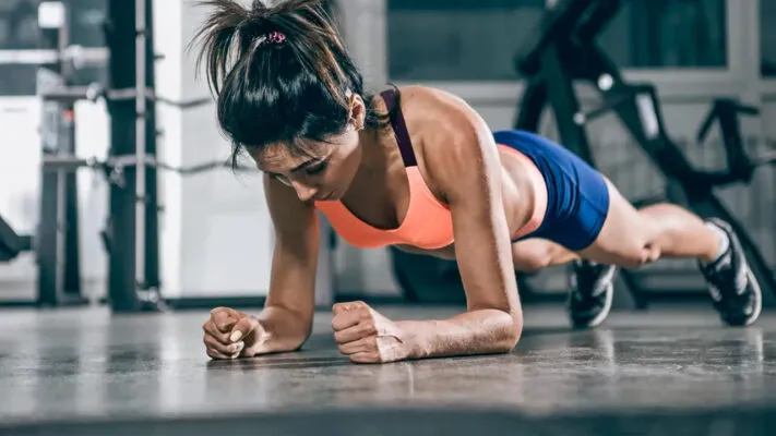 Планка упражнение: постер.