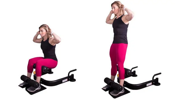 Сиси приседания в тренажере