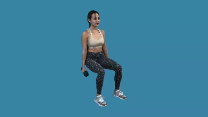 Упражнение стульчик у стены: фото.