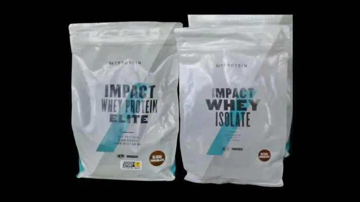 Протеин Myprotein на фото.