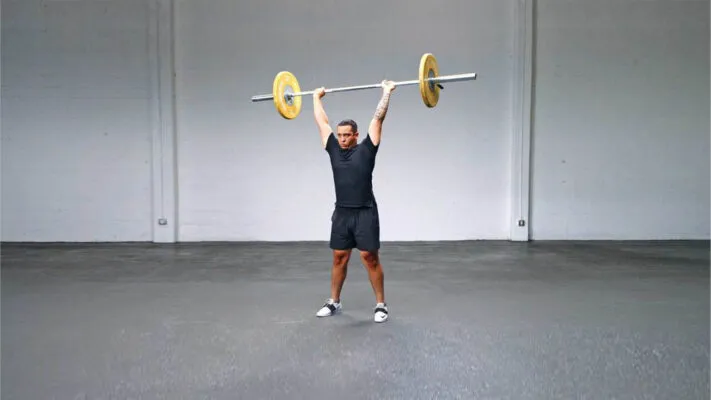 Швунг со штангой: постер.