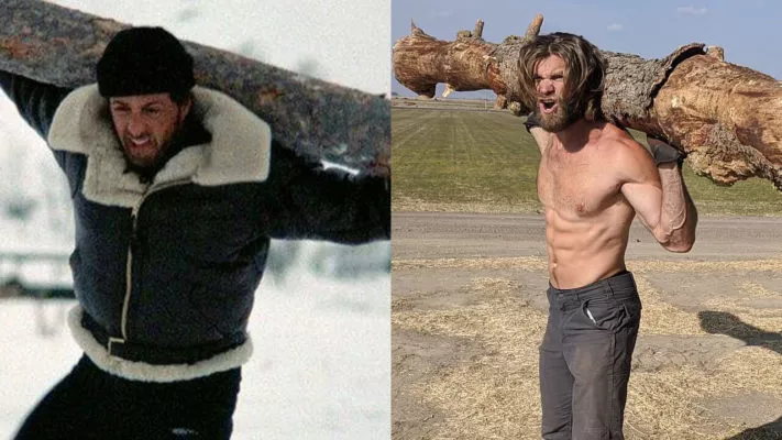 Братья повторили тренировку Рокки 4: фото.