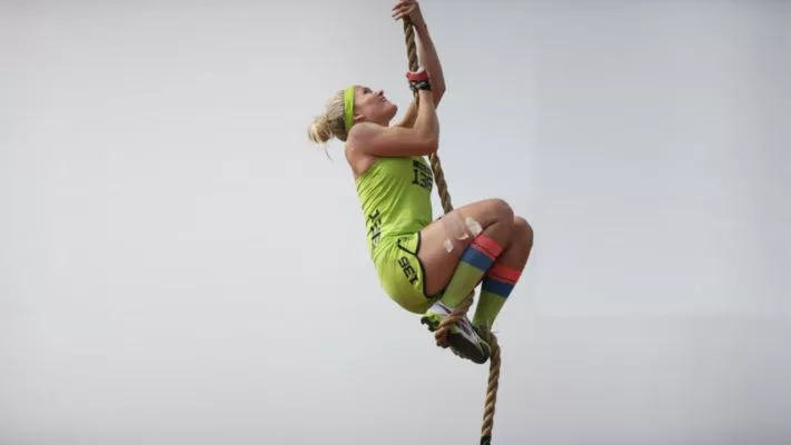 Лазанье по канату: фото.