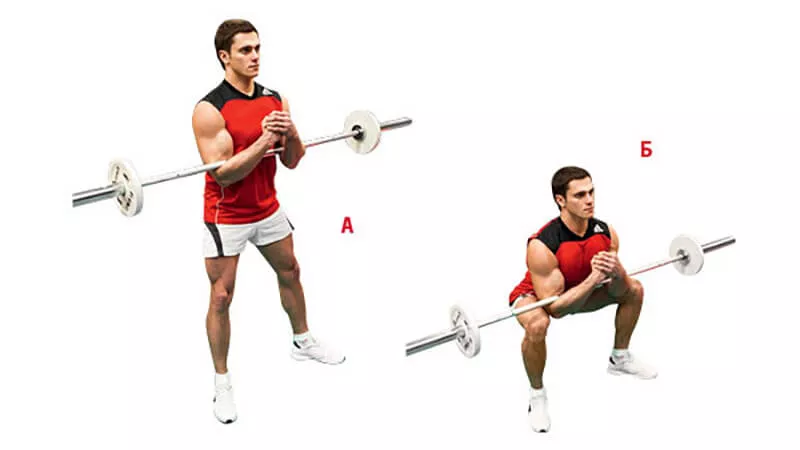 Приседания Зерчера.