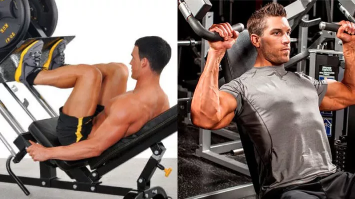 Тренировка ноги плечи: фото.